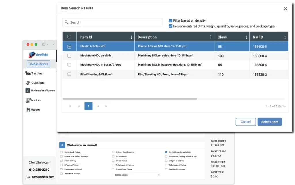 NMFC Changes Transportation Management System