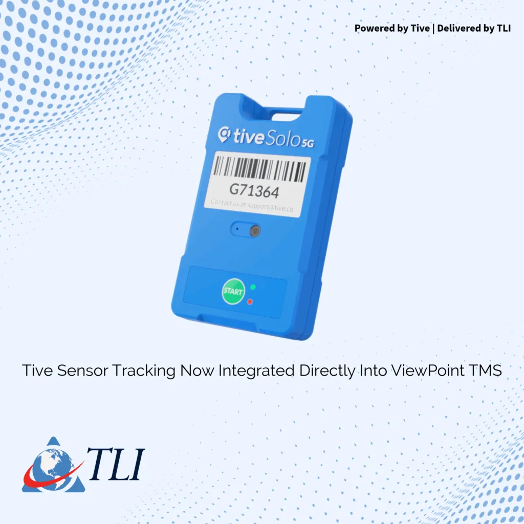 Tive Real Time Shipping Sensors Integrate into ViewPoint TMS