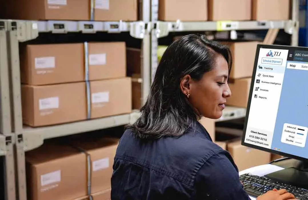 Transportation management services with freight tracking and cost analytics